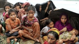 Rohingya refugees, detained in Malaysia after fleeing repression in Myanmar