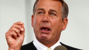 "It's *sniff* not true! I cried when *big sniff* Nancy Pelosi handed me the *loud snort* gavel because, ah, I'm allergic to the House chamber. Yeah *light sobbing*, that's it."