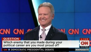 and is apparently still quite happy about it...